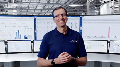 Sean Sims in control room